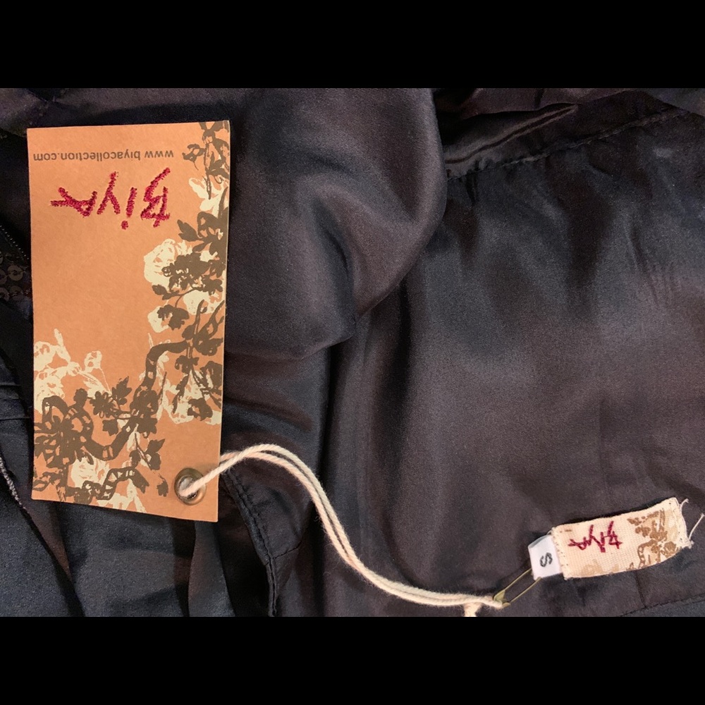 NWT Johnny Was Biya Strap Silk Mini Dress Sz S - Picture 6 of 6